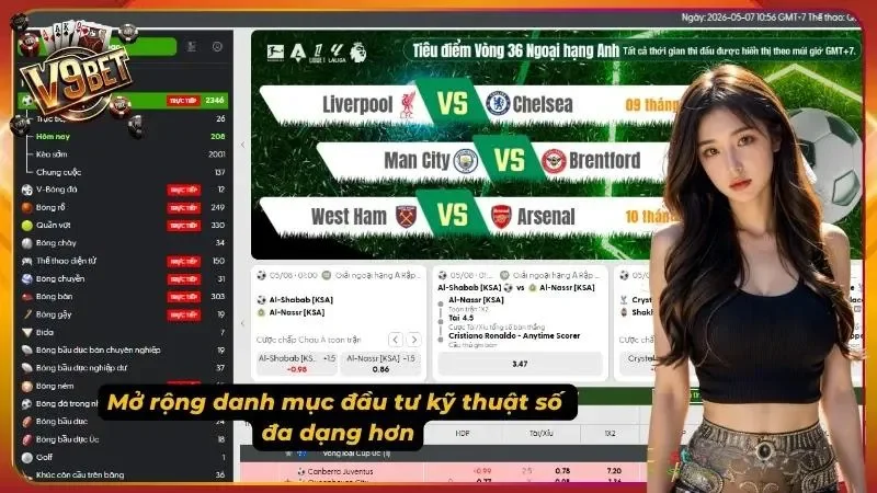 E-sports V9BET | Cách Đọc Kèo LMHT, CS2, Dota 2 3 Hình minh họa biến động odds trong e-sports V9BET
