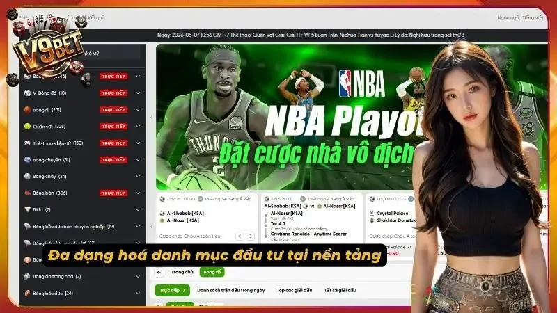 Hình minh họa các nội dung thể thao liên quan tại V9BET
