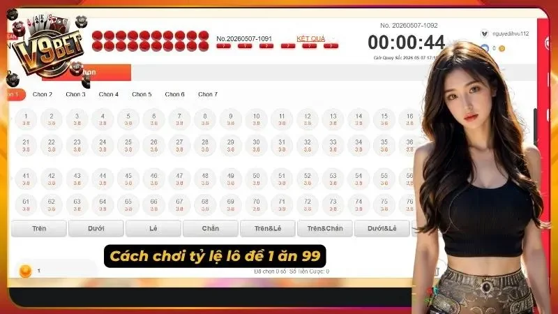 Ảnh minh họa tỷ lệ lô đề V9BET